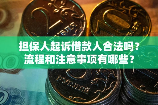 北京担保人起诉借款人合法吗？流程和注意事项有哪些？
