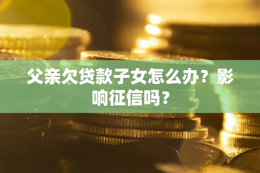 北京父亲欠贷款子女怎么办？影响征信吗？