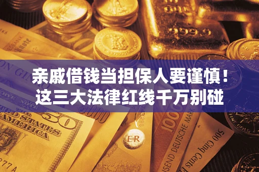 北京亲戚借钱当担保人要谨慎！这三大法律红线千万别碰