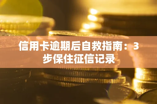 北京信用卡逾期后自救指南：3步保住征信记录