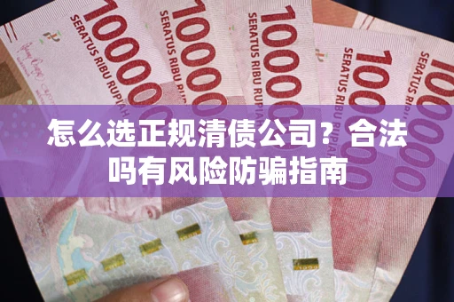 北京怎么选正规清债公司？合法吗有风险防骗指南